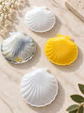 Handgefertigte Muschelschale aus Spezialgips im maritimen Design von Flomati